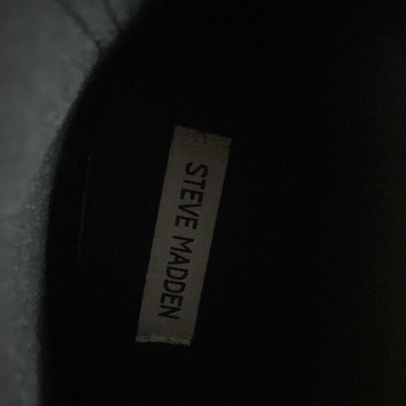 Steve Madden Black Heeled Boots - Picture 4 of 4